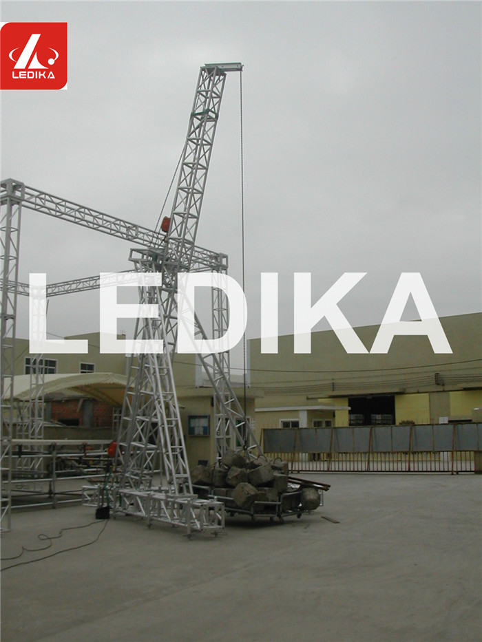 6082-T6 Aluminum "A" 8 Meters Speaker Truss for Outdoor / Indoor Event