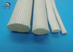 China High Temperature Heat Resistant Uncoated Silicone Fiberglass Sleeving wholesale