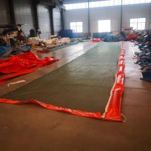 China Eco Friendly Polyester Woven Geotextile Silt Curtain 130mm - 500mm Freeboard wholesale