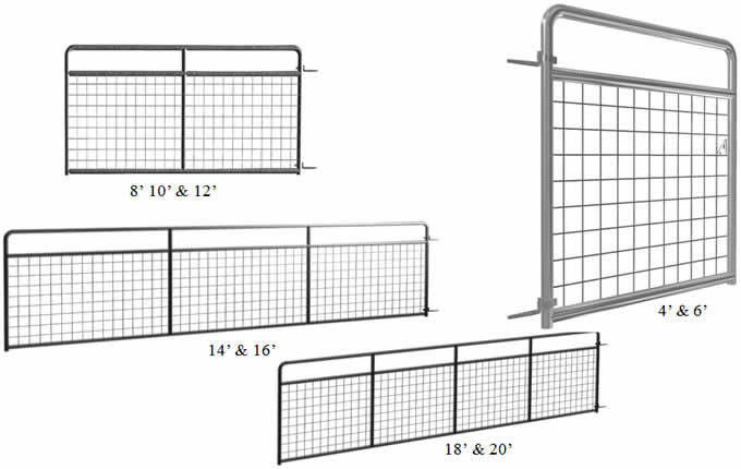 1170mm Farm Gates N Bracing Design