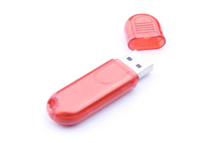 64G 2.0 blue color plastic USB with customized logo and package show life brand