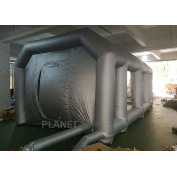 Automatic Car Inflatable Spray Paint Booth 6mx4mx3m With Logo Printing
