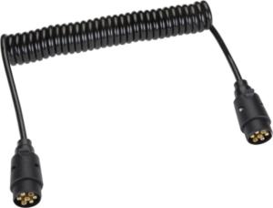 China Composite Spiral Trailer Light Cable Wiring Harness With Plastic Plug wholesale