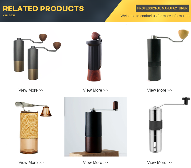 High End Coffee Maker Accessories Super Smoothly Hand Held Coffee Grinder