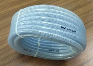 China High Pressure Braided Hose , PVC Clear Reinforced Hose Pipe For Water Delivery wholesale