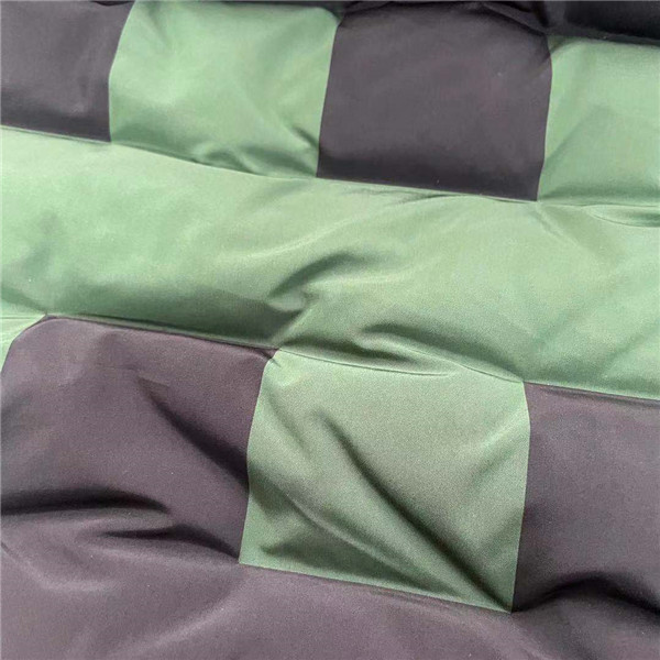 140GSM Winter Jacket Material Types 30Dx30D 2 Layers Shape Memory Fabric Windproof