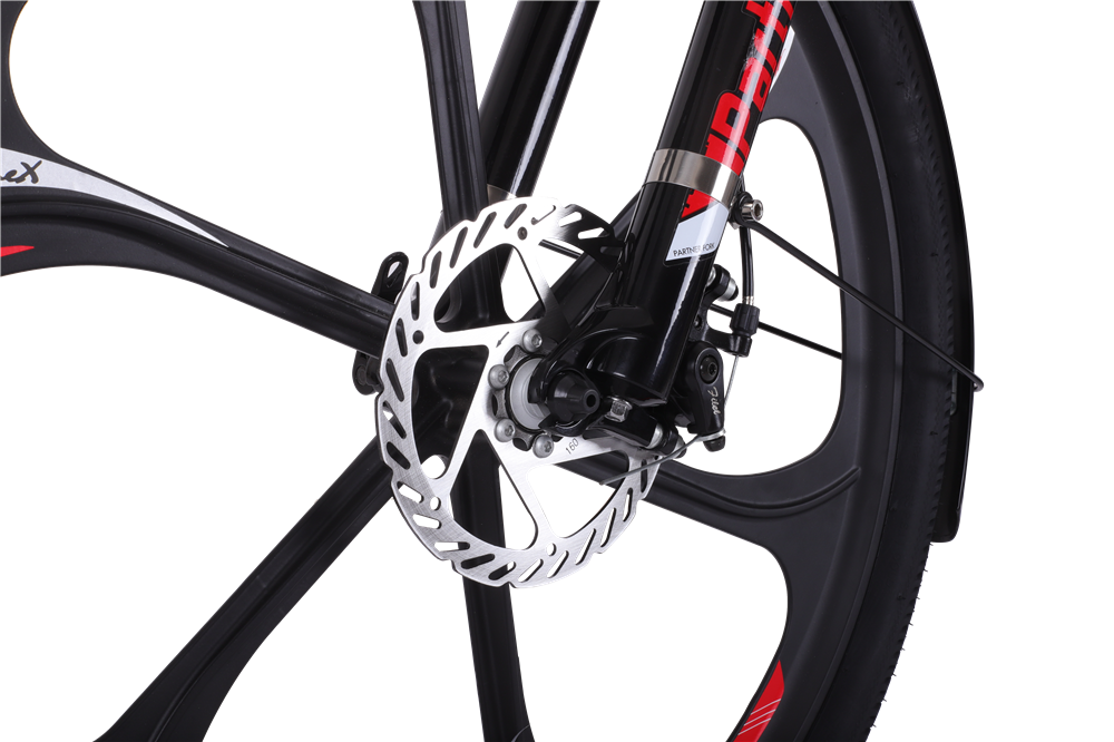 48V 10AH Folding Electric Mountain Bike with 21 Speed Gears and Shimano 3*7 Derailleur