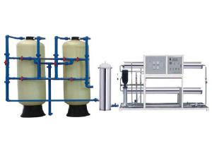 China 5000LPH RO Water Treatment Equipment , 2 Stage RO Water Purifier With FRP Tanks wholesale