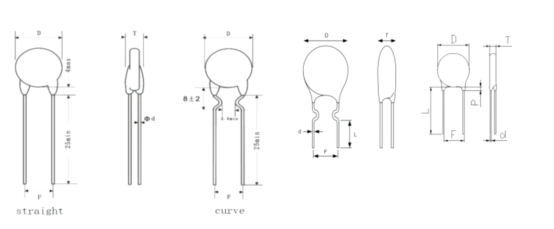 MF73T 0.7/12 0.7 Ohm 12A 25mm High Power NTC Thermistor For High Power Electronic Energy Saving Lamps