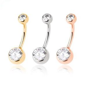 China Belly Button Rings Implant Grade Titanium Piercing Jewelry Wholesale wholesale