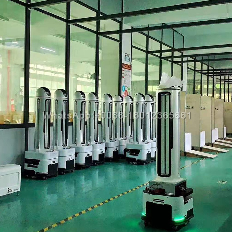 Smart Bacteria Killing Ultraviolet Disinfection Virus Killing Robot