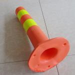 Foldable Traffic Warning Post EVA Bollard 18 Inch Height