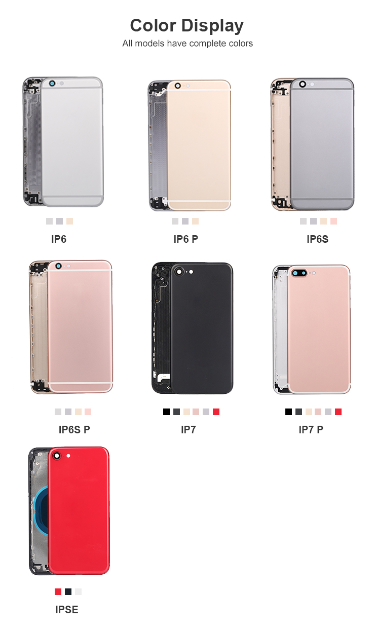 Oem Housing Cell Phone Adhesive Battery Cover For Iphone SE 6s 6plus 6splus
