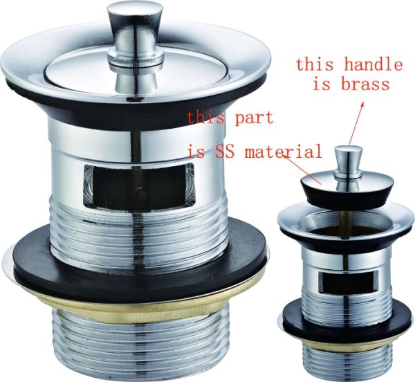 Basin pop up waste, brass basin drainer,Thailand style drainer