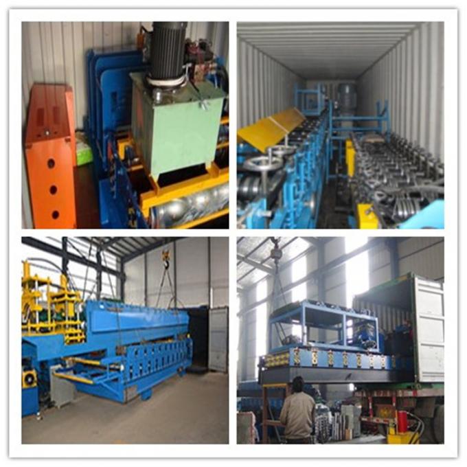 New grey color strong support steel storage rack roll forming machine / metal storage rack making machine