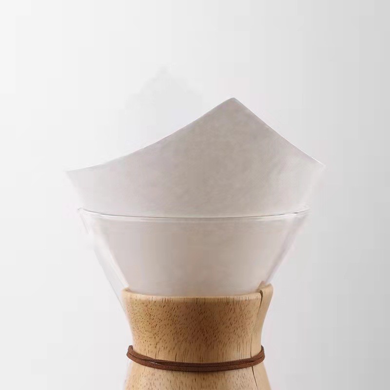 2-6 Cup Classic Bleached Pour Over Disposable Drip Chemex Coffee Filter Paper