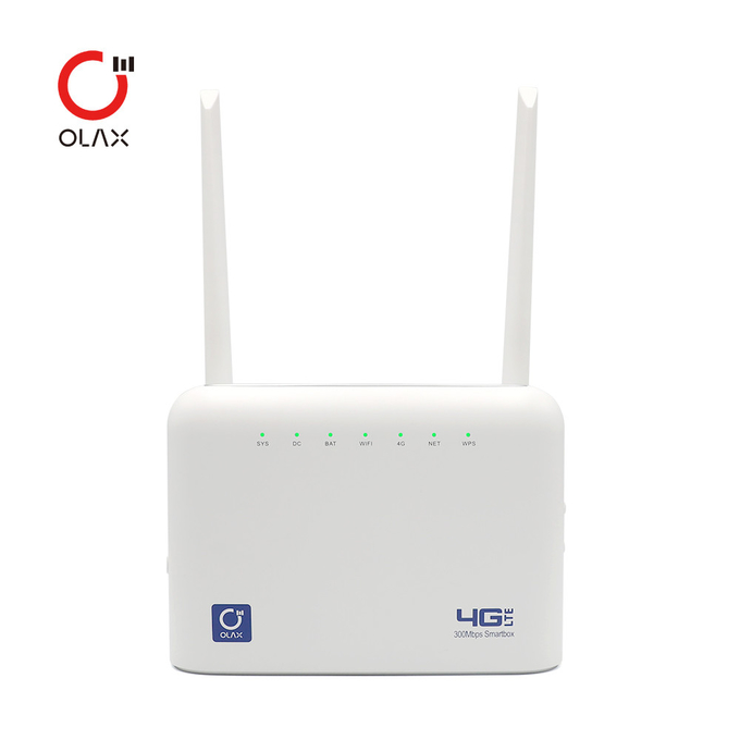 OLAX AX7 PRO 300Mbps CPE Wifi Router 4 LAN Port 4g Router With Sim Slot And External Antenna
