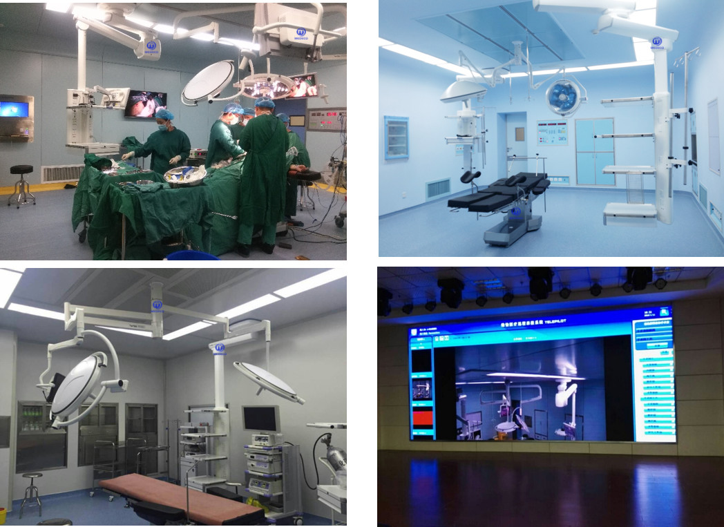 New V Series Medical Equipment LED Surgery Operation Light Ceiling Type 500mm