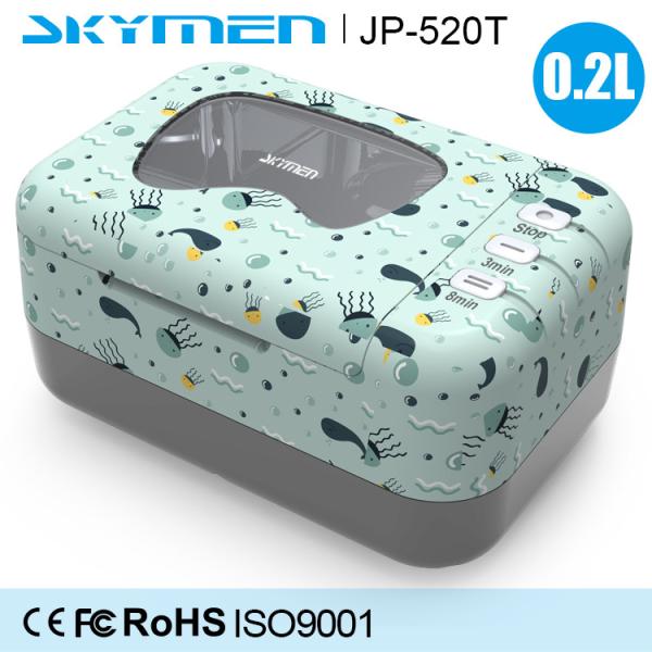 Quality Portable Domestic Household Ultrasonic Cleaner , Ultrasonic Denture Cleaner for sale