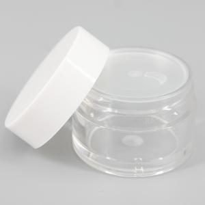 China Facial Cream packaging Transparent Cylinder 25ml Empty Cosmetic Containers wholesale