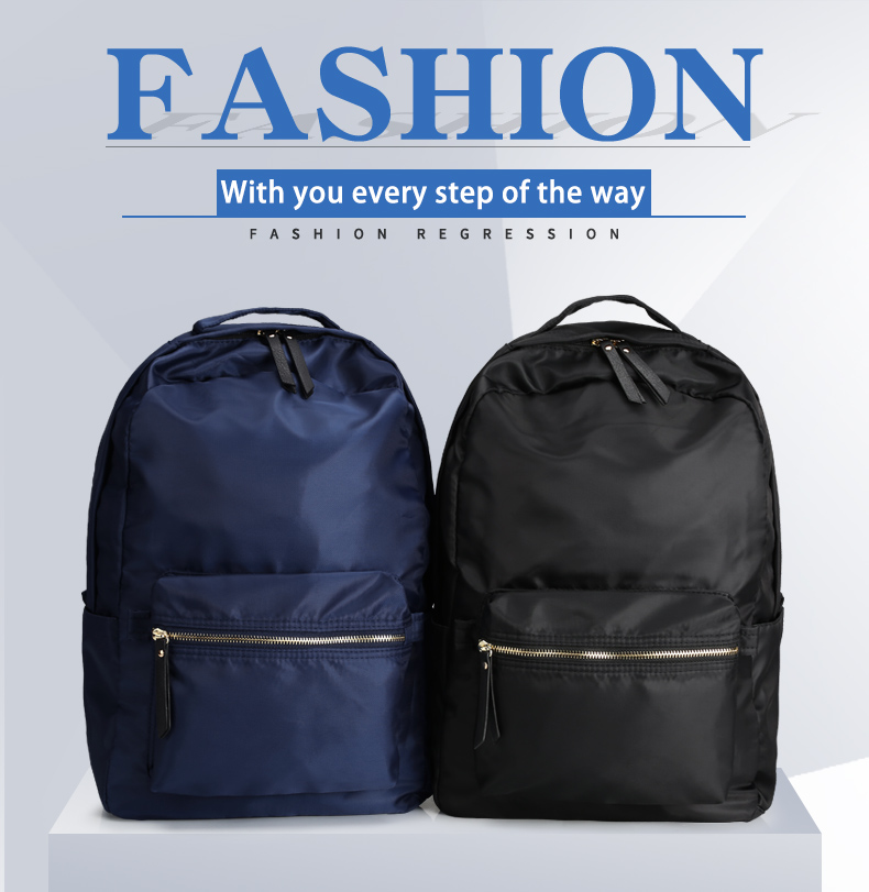 Factory wholesale custom logo backpack fashion leisure waterproof school bags for middle school students