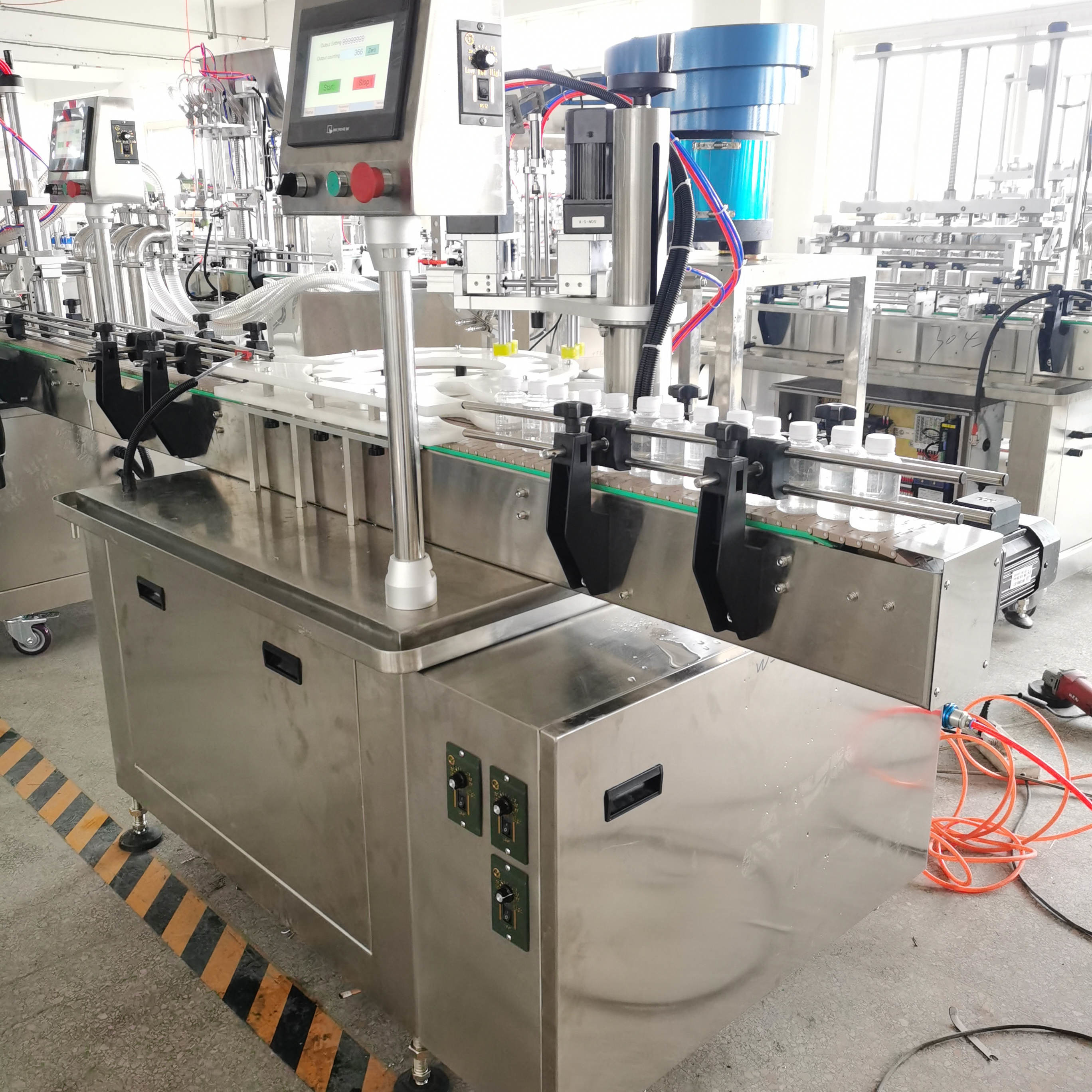 Easy To Tighten All Kinds Of Bottle Caps Efficient Intelligent Electric Capping Machine