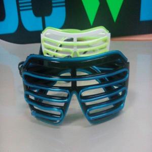 China high quality cute party glasses/el glasses/glow glasses wholesale