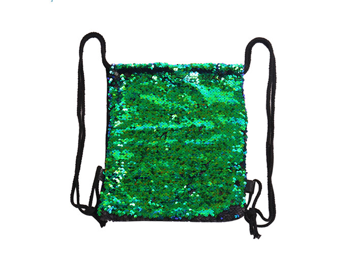 Sequins symphony color ladies drawstring backpack outdoor bag sports backpacks
