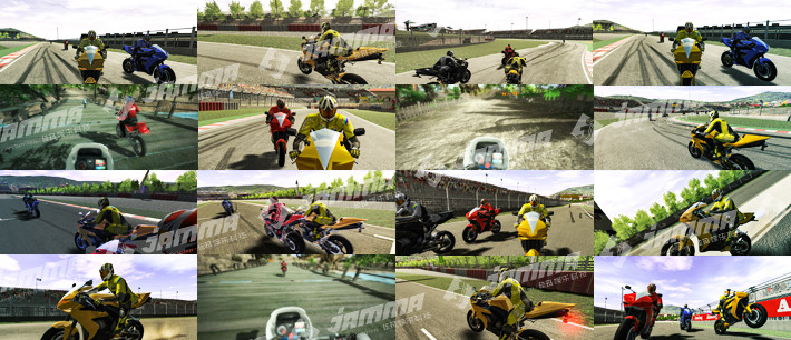 Exciting Experience VR Motorcycle Simulator Machine With High Resolution