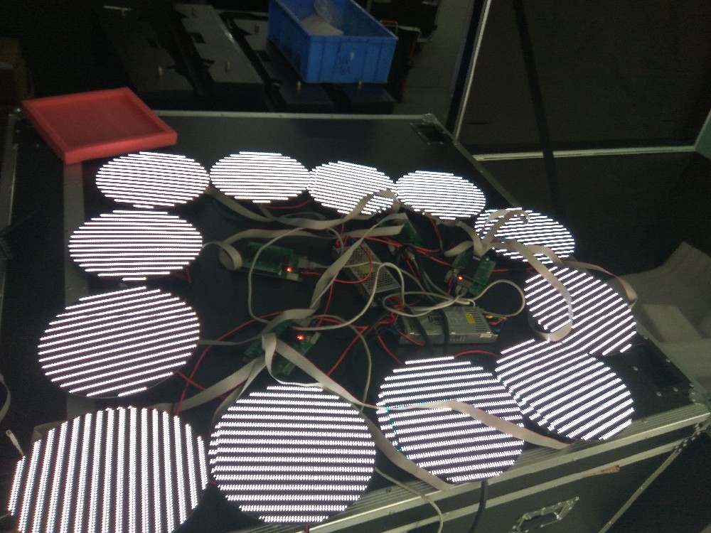 Circular LED Indoor Use Led Display P4 Screen Module advertising led display for wholesale LED Circular screen