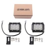 4.5 Inch 18 W Mini Car Light Bar , Double Row 4x4 LED Light Bar For Trucks