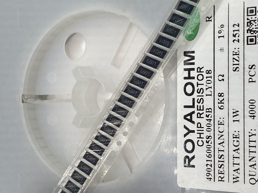 20K Royal Ohm Chip Resistor 2512 SR2512JK-7W20KL Electronic Resistor