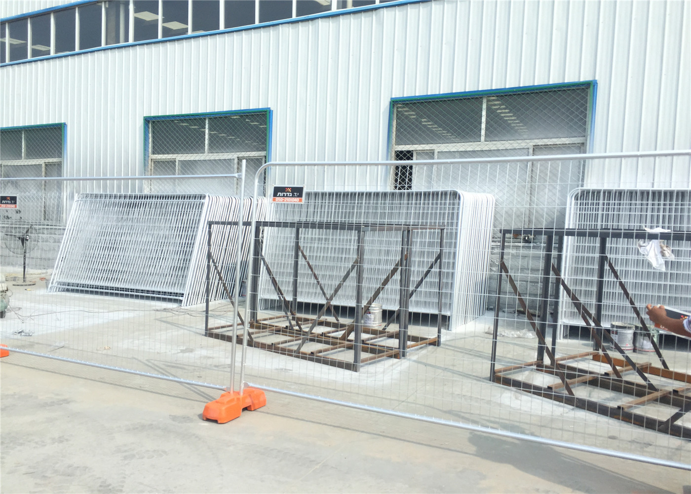 Customized Secure Temporary Fencing Construction Fence Panels 22.00kg