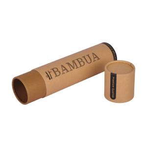 China Matte Surface Brown Kraft Cardboard Paper Tube Gift Wine Packaging wholesale