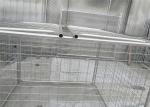 Customized Galvanised Steel Rubbish Cage HDG 14 Microns / 42 Microns
