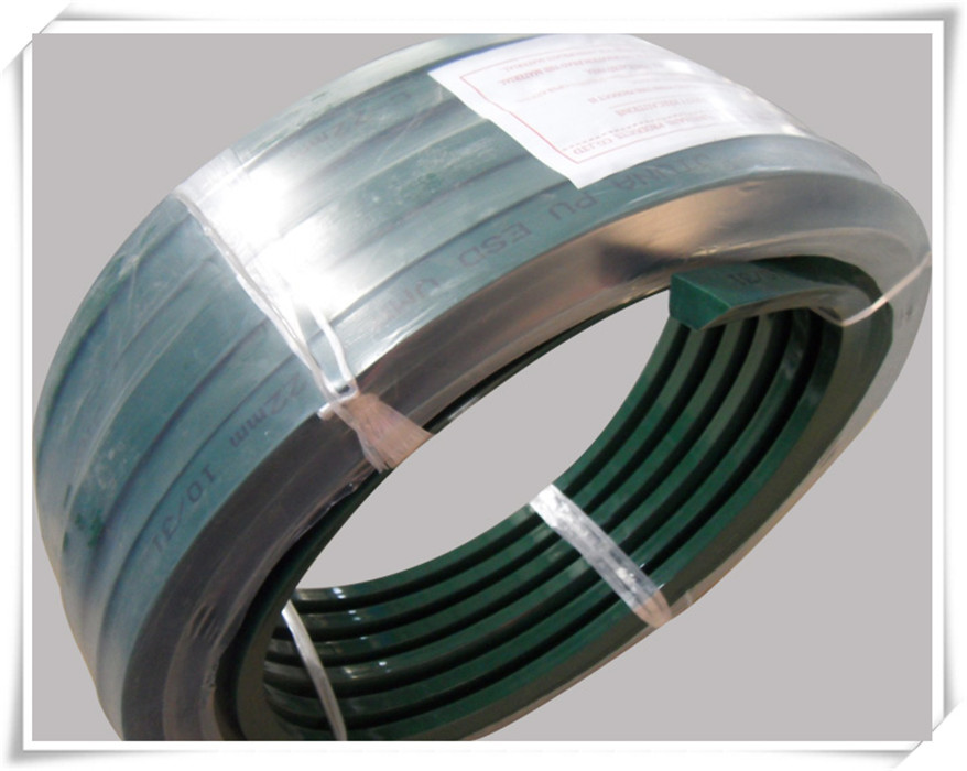 Any Color Comfortable Feel Wear Resistant Easy Connected Polyurethane V Belt Apply To Ceramic Industry