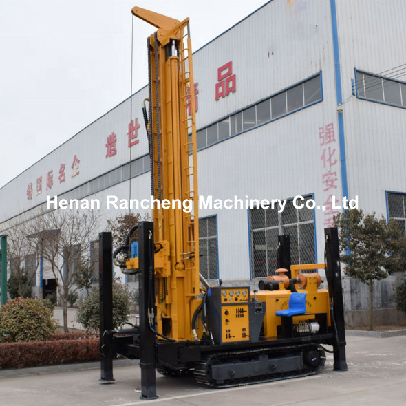 700m Depth 140 - 400mm Bore Dia Water Well Drill Machine 132KW Cummins Engine