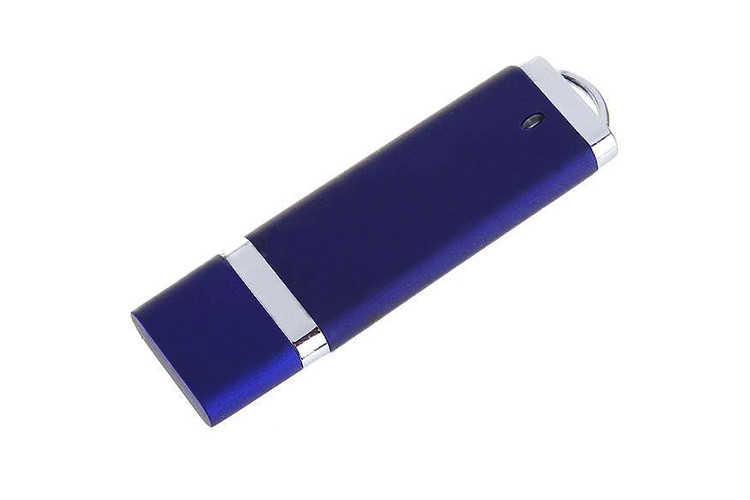 Plastic 16G 2.0 USB blue color with customized logo and package from show life brand