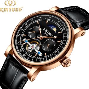 China KINYUED big flywheel watch male waterproof business men's automatic mechanical watch wholesale