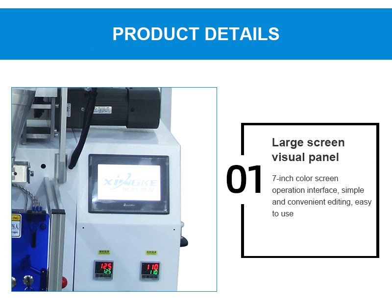 Semi-automatic Manual Placement Filling Screws Bolts Small Parts Hardware Packaging Machine
