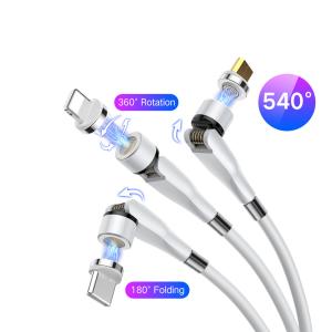China Magnetic Mobile Phone Data Cable Nylon Fast Charging Heavy Duty wholesale