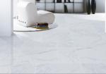 Carrara Super White Marble Porcelain Tile 12 Mm Thickness Acid Resistant