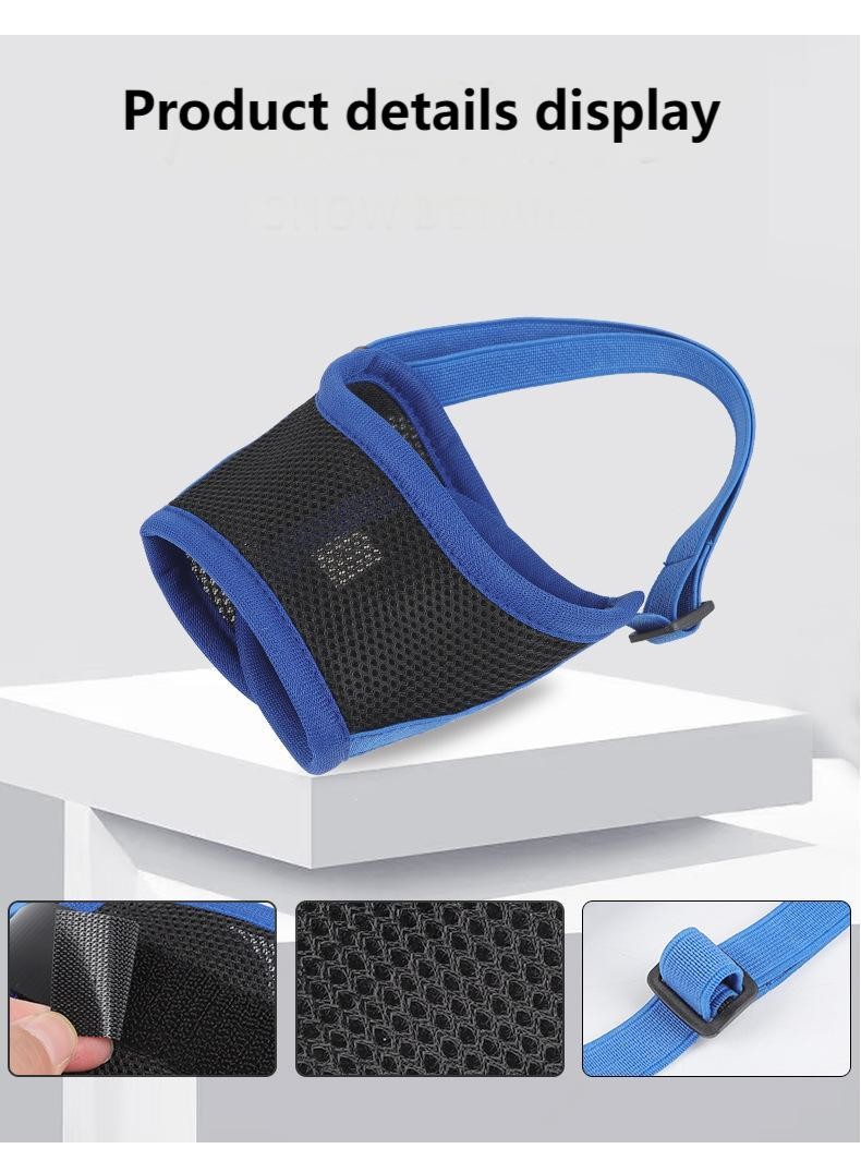 Pet Mask Anti-barking and Anti-biting Dog Muzzle Breathable Mesh Pet Muzzle Anti-ingestion Pet Supplies