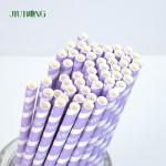 Straight Tube Biodegradable Paper Straw 60mm length Customized logo