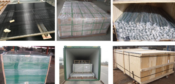 4.0mm Prison Mesh Fence Pvc Coated / Hot Dip Galvanized Anti Climb