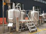 10 Bbl Industrial Beer Brewing Equipment , Mini Beer Brewery Equipment
