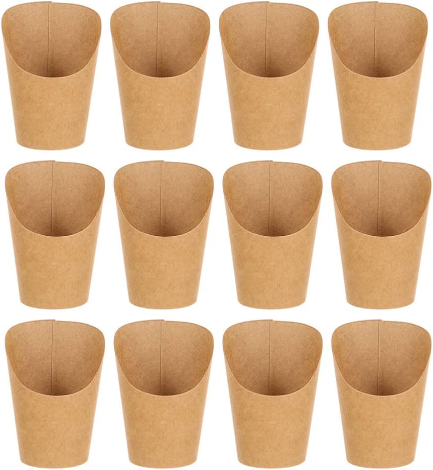 Food Grade Potato Chips Food Packaging Boxes Wholesale Kraft Cardboard Take Away / to Go Boxes French Fry Box for Restaurant/Waffle Box