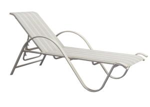 China Metal Garden Furniture UV Resistance Outdoor Sunbed wholesale