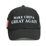Promotional Flat Embroidery Baseball Caps 6 Panel Black Color ISO9001