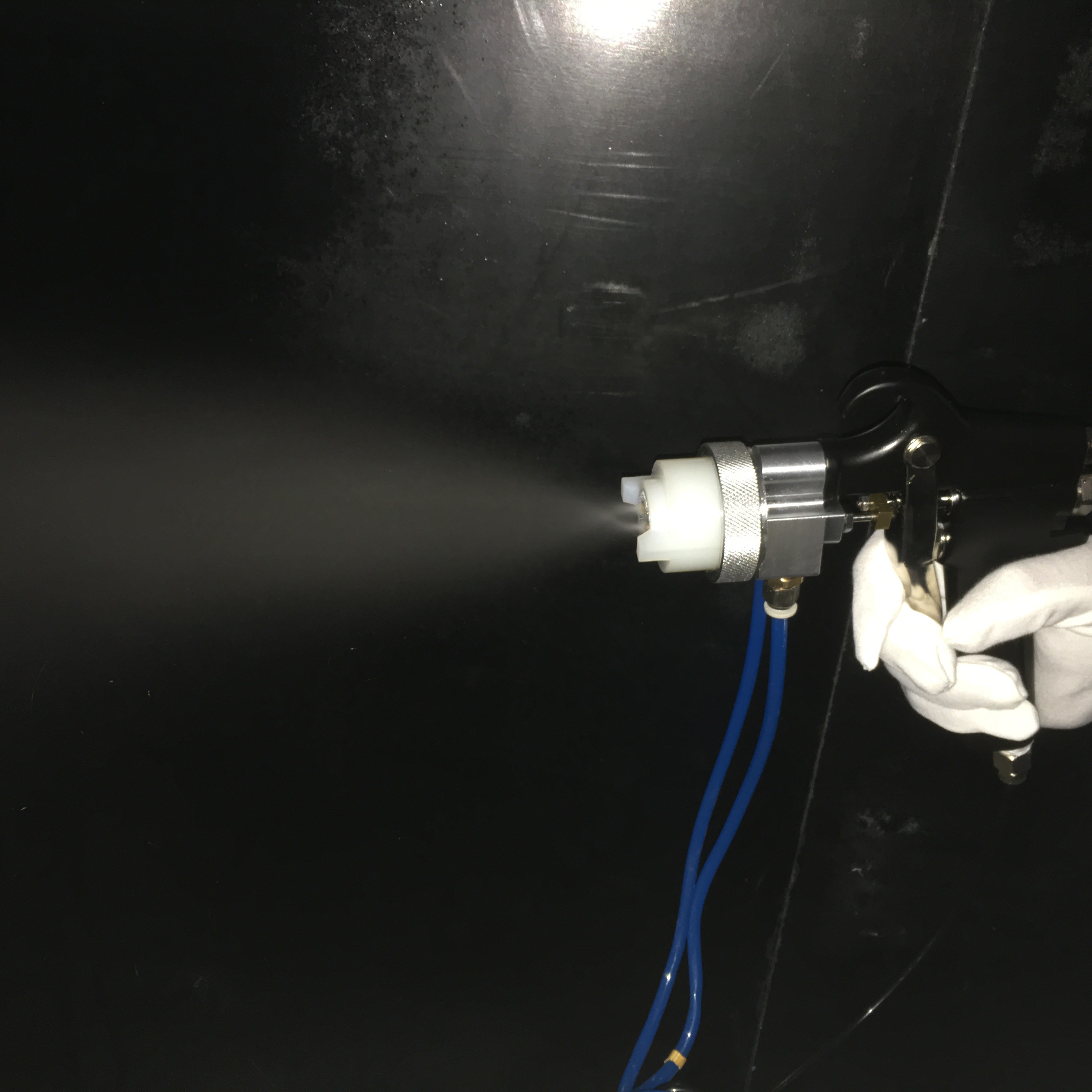 CE Approved 20cmx 20cmx5cm Two Heads SS Car Paint Spray Gun